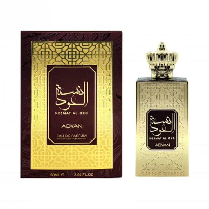Adyan Nesmat Al Oud Eau de Parfum barbati 60 ml