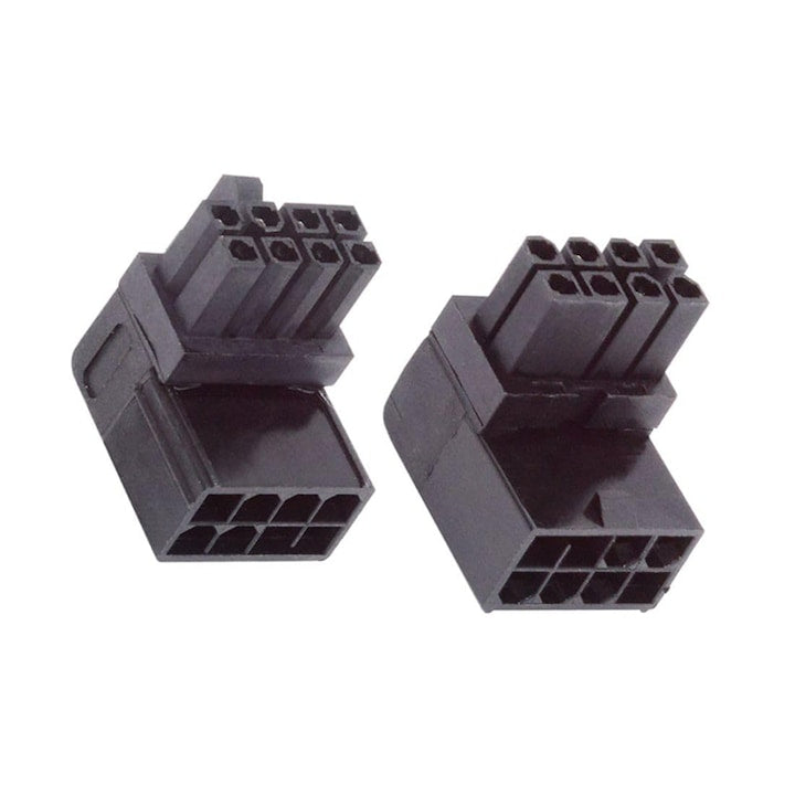 Set 2 adaptoare GPU Rqiurpn 8Pin 90 Grade Conectare Cablu Placa Video Negru