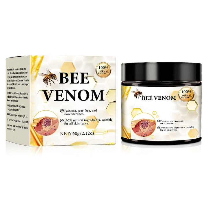 Crema pentru tratarea pielii cu venin de albine crema completa cu venin de albine lifting si fermitate faciala eficienta in reducerea imperfectiunilor pielii delicata si neiritanta potrivita pentru toate zonele 60 g (pachet de 1)