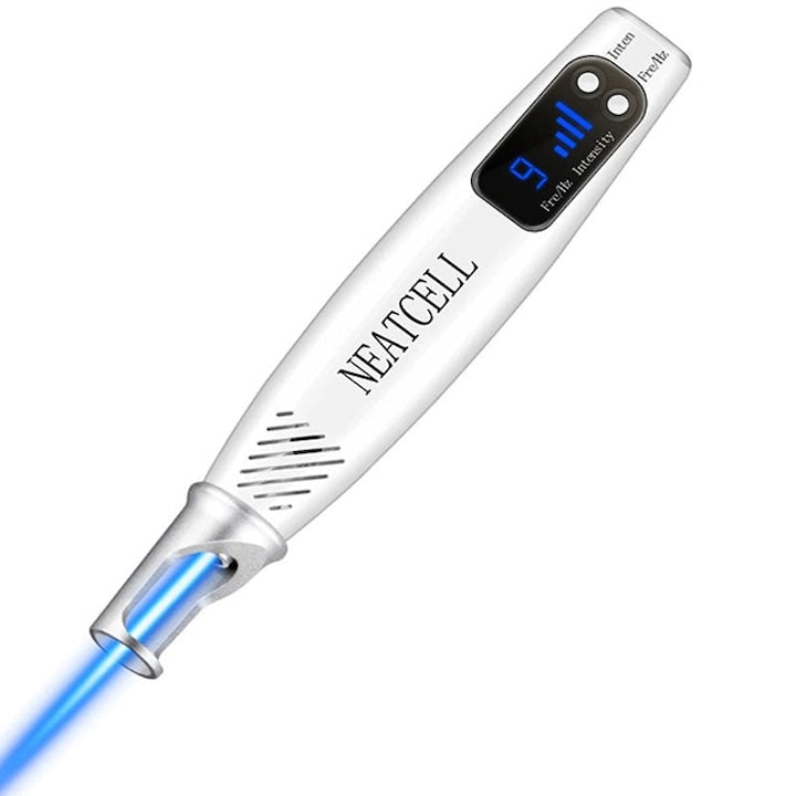 Aparat de ingrijire faciala WALALLA laser picosecunde 4 trepte de intensitate albastru 190x35x35mm