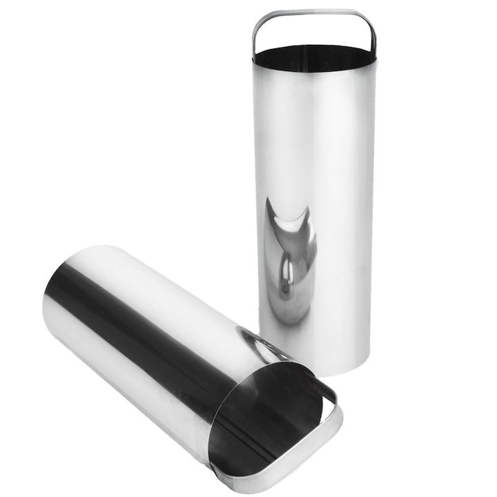 Set De Forme De Copt Orion Manere Ergonomice Pentru Mancaruri Traditionale Maghiare 2 Bucati Otel Inoxidabil 16 X 7 Cm Argintiu