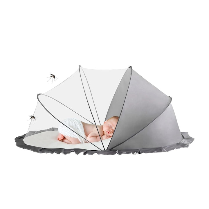 Carcasa Anti-Tantari Pliabila Protectie 360 Grade 0-1 An 60x55 x 5 cm Gri-T-136828