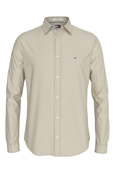 Tommy Jeans - Camasa slim fit Bej deschis 12 rate cu 0% dobândă