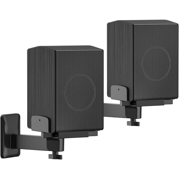 Suport de perete pentru difuzoare Walalla reglabil pentru difuzoare Samsung 5-11" 22 5 kg design modern pentru coliere de cablu HW-Q990D/HW-Q990C/HW-QS700F/HW-Q800F/HW-Q900F/HW-Q600F WR