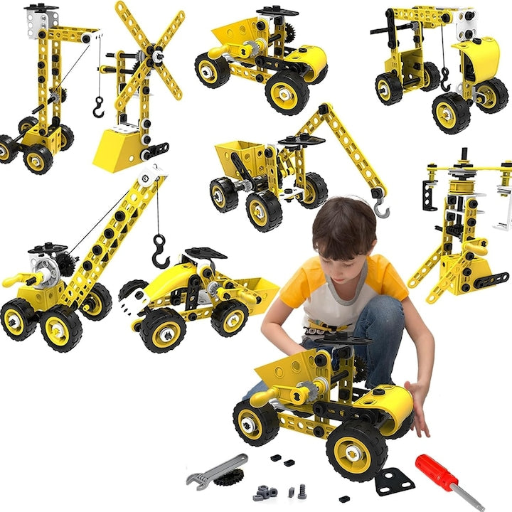 Set de constructie WALALLA 8in1 112 Piese Multicolor