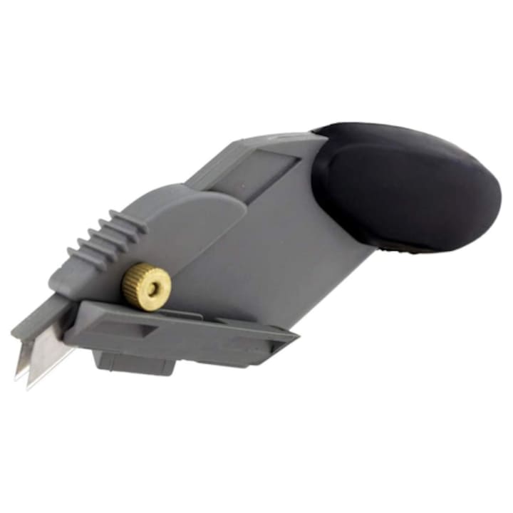 Taietor pentru paspartu cutter pentru carton paspartu unghi 45°/90° pentru spuma si carton maner ergonomic gri/negru 1 buc