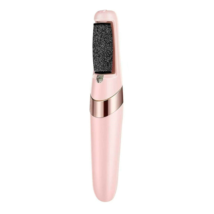 Pila electrica pentru calcaie Heely reincarcabila USB cu 2 role interschimbabile si lumina integrata