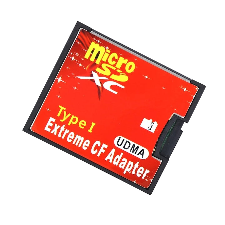 Micro SD Adaptor pentru carduri Micro SD TF la CF Adaptor de card Compact Flash tip I Cititor de carduri de memorie Convertor For Nikon Canon Fujifilm Camera