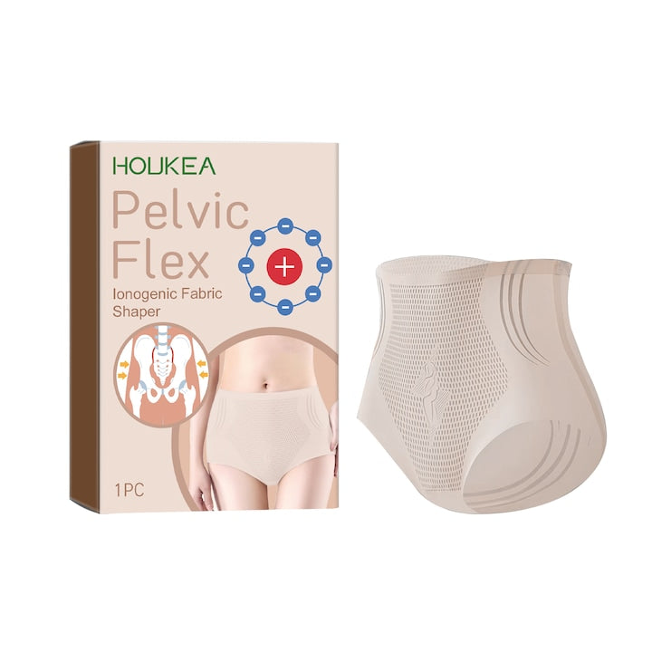 Centura de slabit Pelvic Flex Nylon Alb