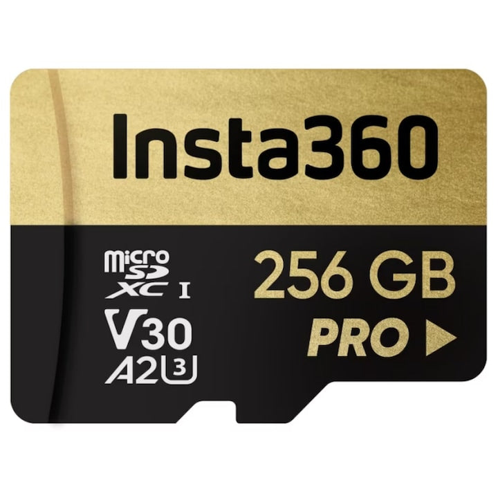 Card de memorie MicroSDXC Insta360 256GB V30 UHS-I U3