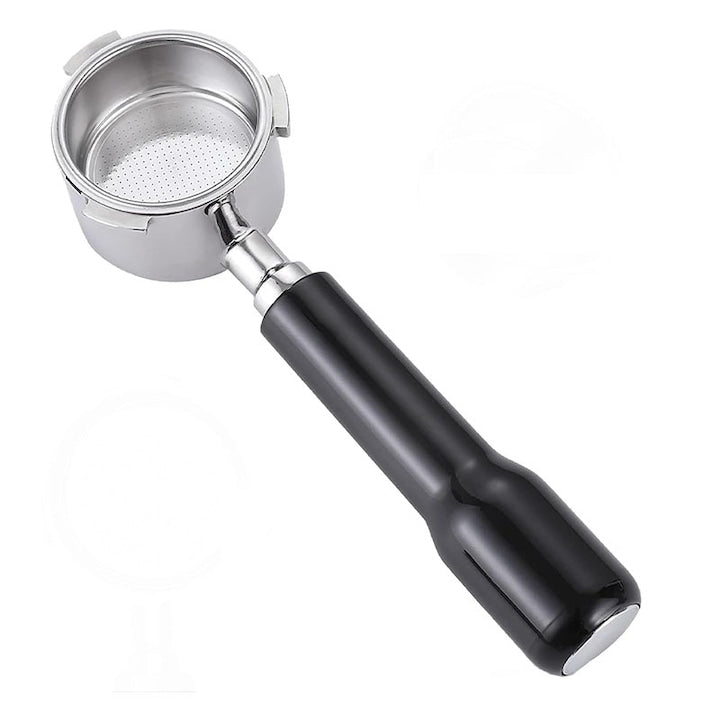 Bottomless Portafilter Rqiurpn Handle 51mm For Delonghi Dedica EC680/EC685 Easy to Clean 2-Cup Capacity Stainless Steel Black