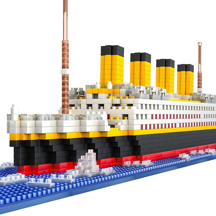 Set de constructie Titanic WALALLA Plastic 1872 de bucati Multicolor