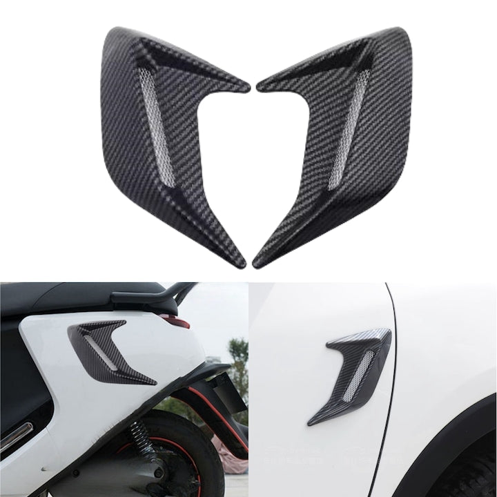 Set Ornament Auto Simularea branhiilor de rechin Fake Vent Modificare si decorare pentru Aripa Usi Capota Instalare Usoara Compatibil Universal Rezistenta Sporita Durabilitate Mare Culoare Negru Lucios Premium Negru Lucios