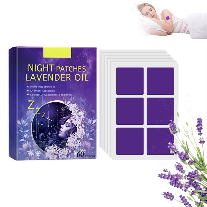 60 Plasturi pentru Somn Profund cu Ulei Esential de Lavanda