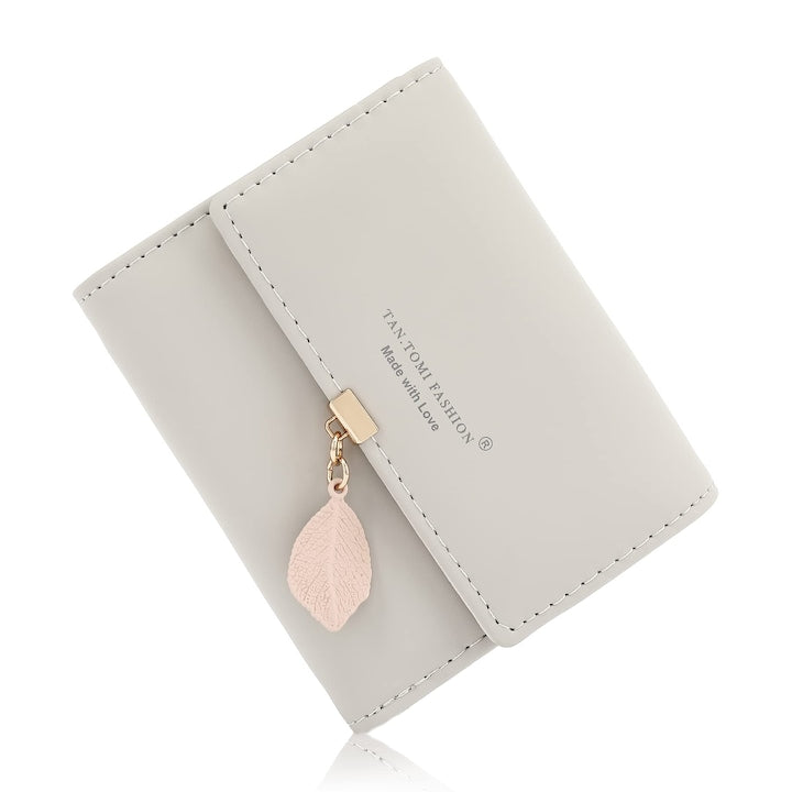 JENUOS - ID Card Pocket Wallet, Eco-Leather, Retro and Elegant, Magnetic Closure, Multiple Banknote Slots