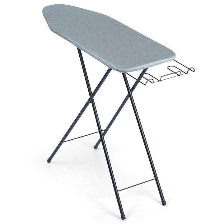 Ironing Board Vilde, Adjustable Height, Practical Iron Rest, Removable Cover, 105.5 x 30.5 x 80.5 cm, Grey