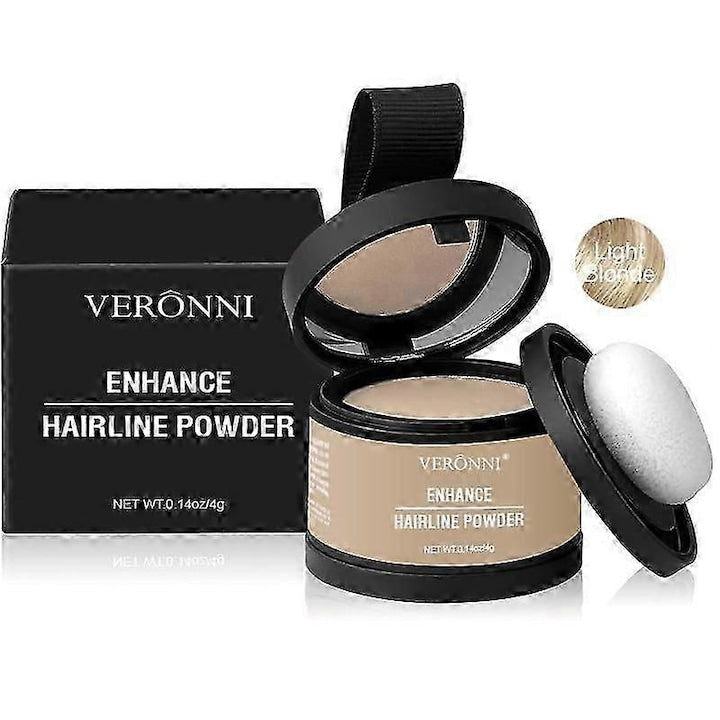 Root and Grey Hair Coverage Powder Magic Root Cover Up waterproof easy application kit light blonde shade