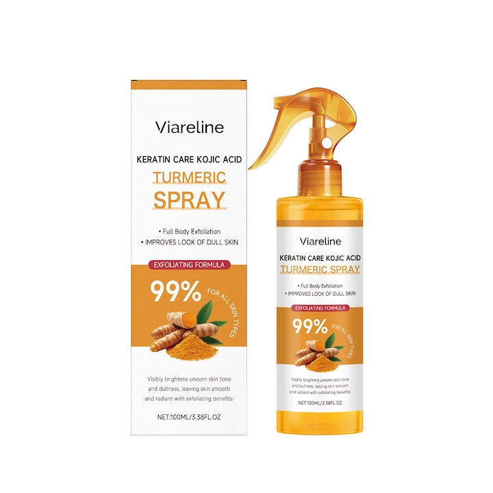 Spray exfoliant pentru ten VIARELINE 100ML cu turmeric acid hialuronic niacinamida