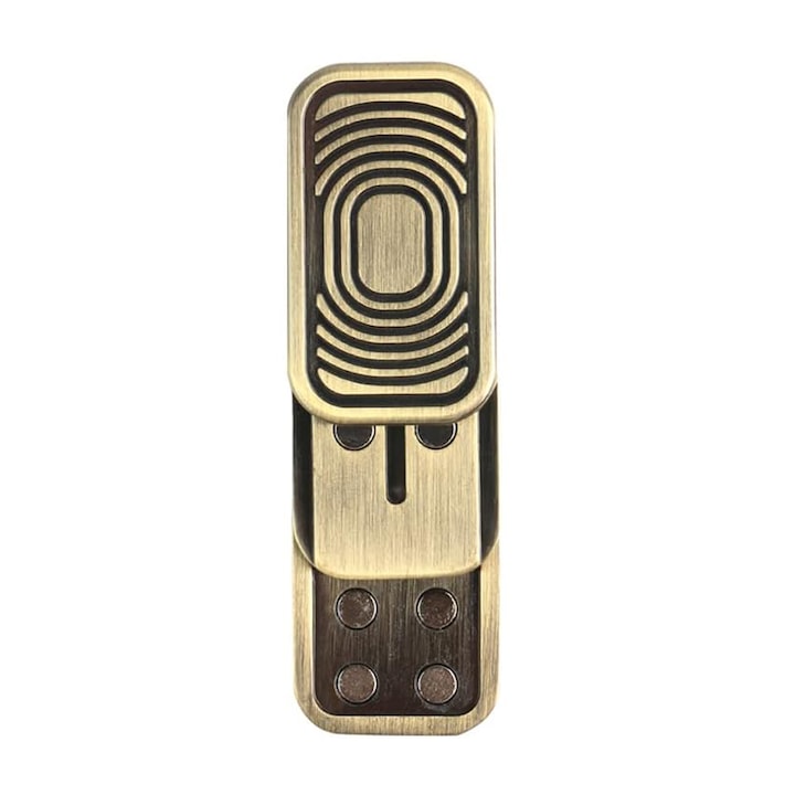 Antistress Metal Fidget Slider Toy Gold