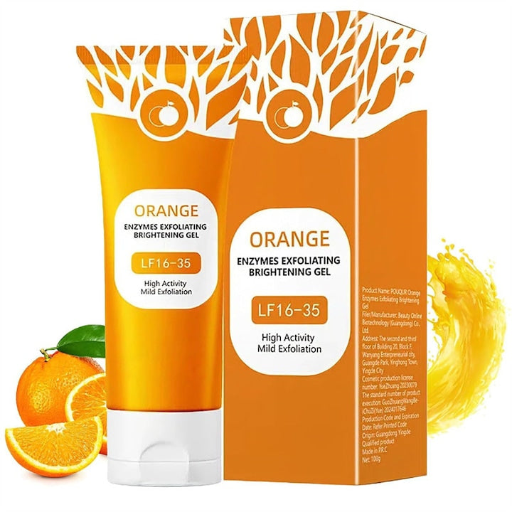 Gelul exfoliant Orange Protease potrivit pentru fata si corp asigura o curatare profunda ajutand la deblocarea porilor si hidratarea pielii. Indeparteaza delicat celulele moarte si ternitatea pielii si este potrivit pentru toate tipurile de piele