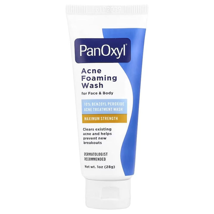 Spuma de Curatare PanOxyl impotriva Acneei si Eruptilor Cutanate 10% SUA 28gr