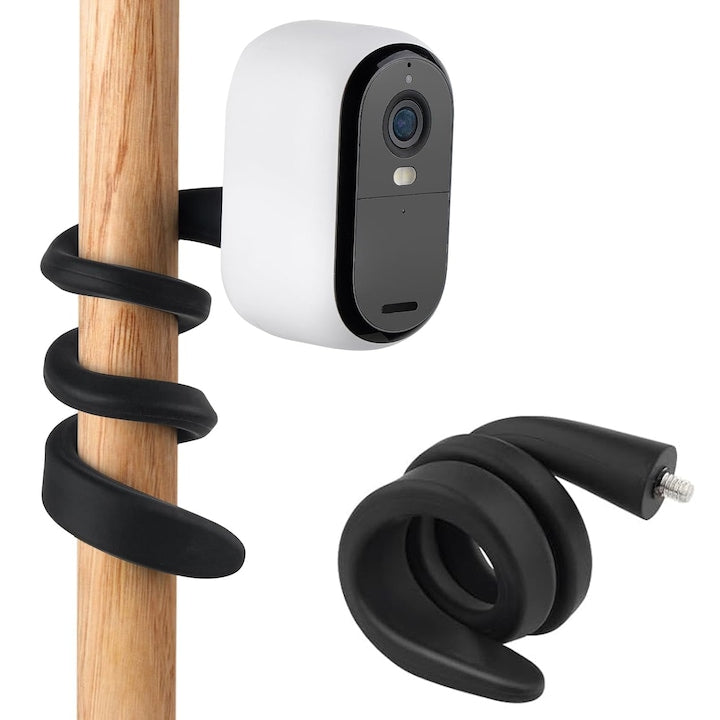 Suport pentru monitor audio-video bebeluși PsAyl flexibil 40 cm alb