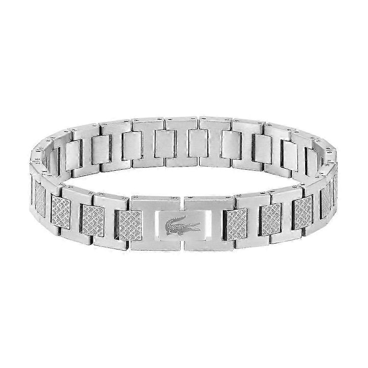 Lacoste - Bratara barbati Mtropole 2040117 argintiu