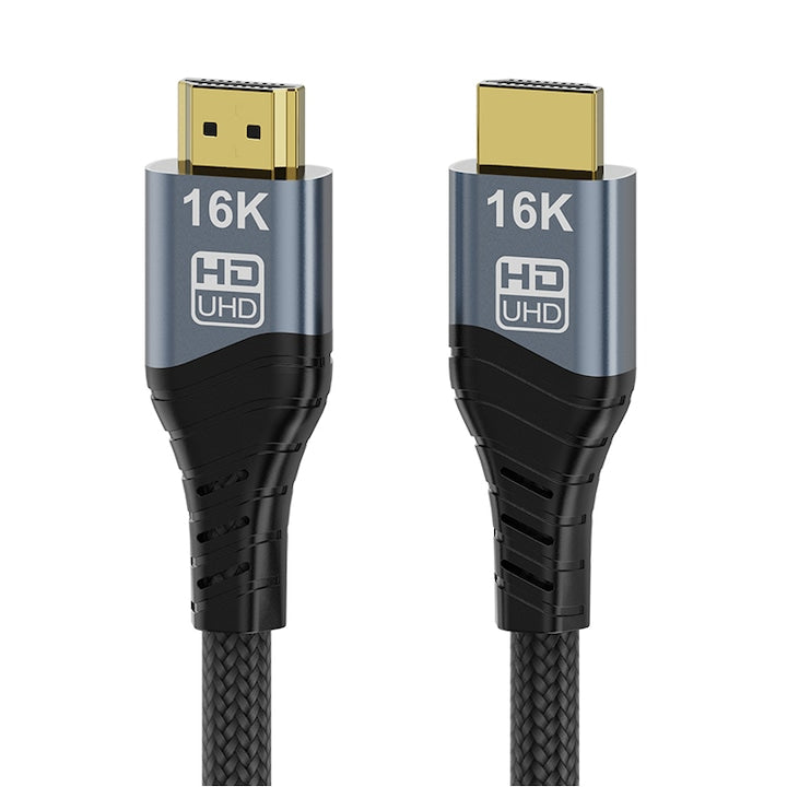 Cablu DisplayPort 2.1 Rqiurpn 16K 60Hz 8K 120Hz 4K 165Hz 4K 240 Hz tata-tata 3D Dynamic 80Gbps 2 metri