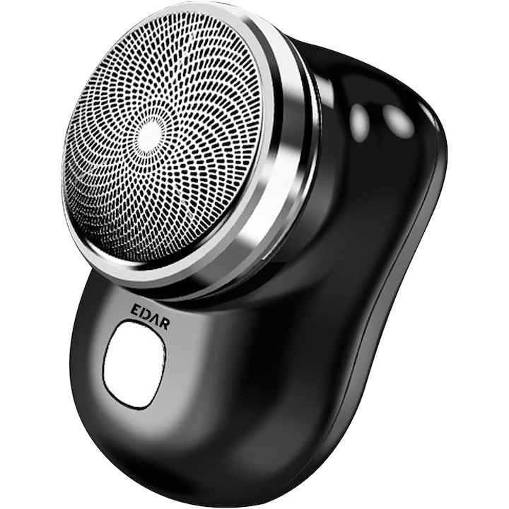 Aparat de Ras EDAR Electric Mini Aparat Performant Rezistent la Apa USB Inclus Fast Charge 68g Negru