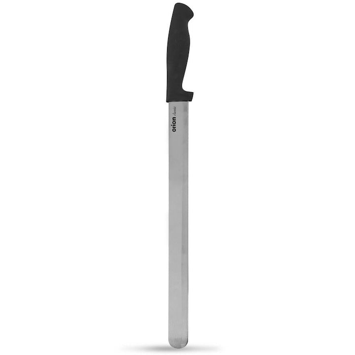 Cutit Pentru Prajituri Orion Classic 39x2 cm Lama Neteda Lungimea Lamei 28 cm Material Otel Inoxidabil Maner Din Plastic Negru