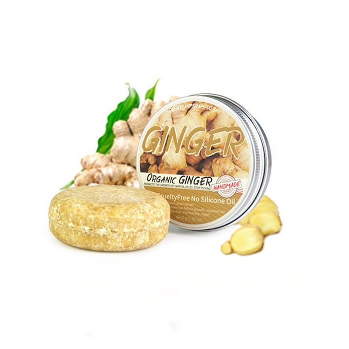Săpun cu ghimbir pentru regenerarea părului – bar solid 65 g