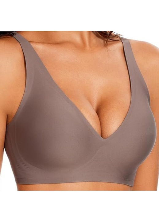 Sutien pentru femei Ronyes Microfibra/Nylon Fara cusaturi Gri Gri