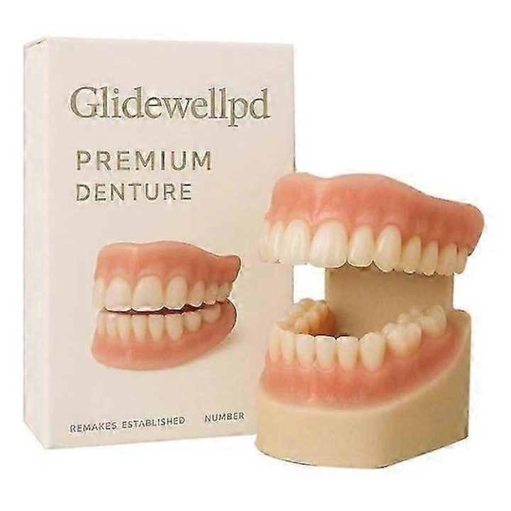 Proteza dentara din silicon Glidewellpd alb