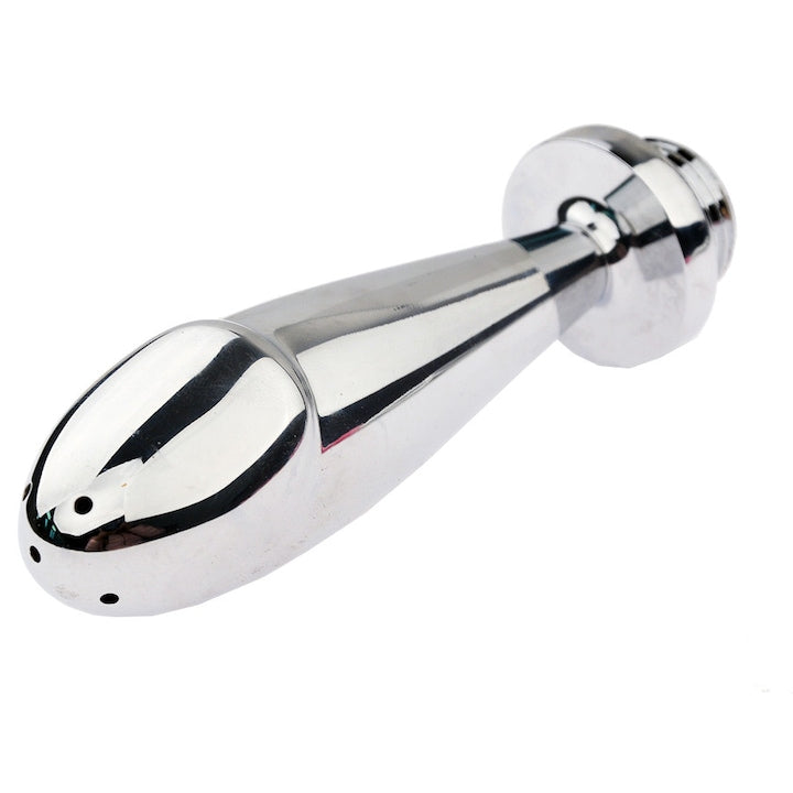 Stainless Steel Anal and Vaginal Douche Set, Silver, 20-25x102mm