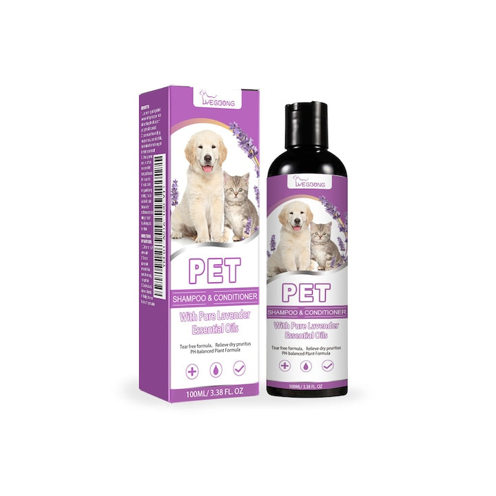 Sampon pentru animale de companie sampon pentru parul de caine care catifeleaza amelioreaza mancarimea pielii si face parul neted si fara incurcaturi gel de dus pentru catei si pisici dezodorant amelioreaza mancarimea anti-acarieni