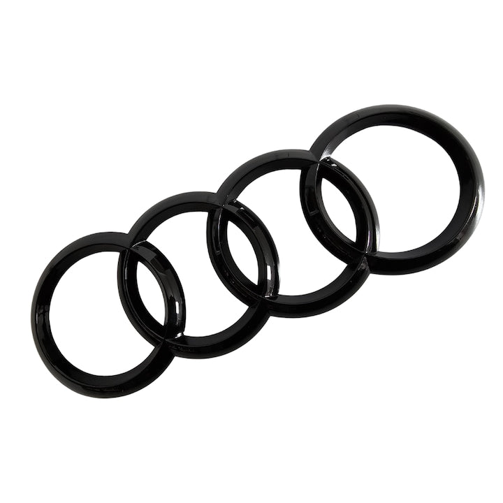 Emblema Logo Audi Negru Spate