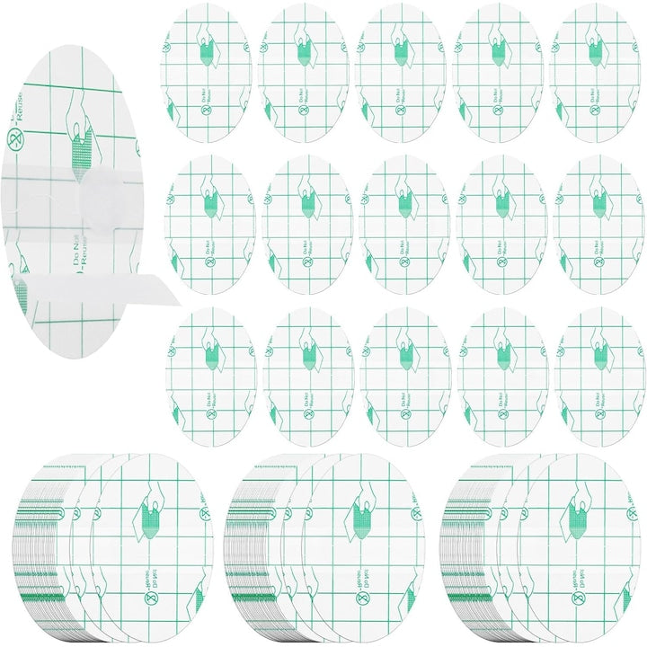 Set protectie urechi pentru dus protectie impermeabila autocolante pentru bai sigure foarte subtiri si prietenoase cu pielea film de PU 8cm * 5.8cm 120 buc