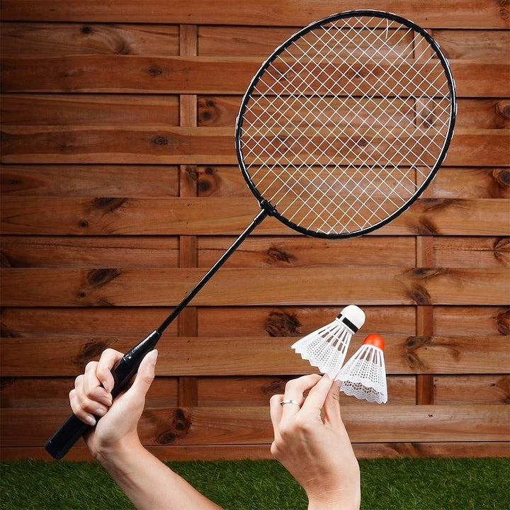 Set badminton Vilde 4 rachete 61x20cm 8 fluturasi pentru 4 persoane