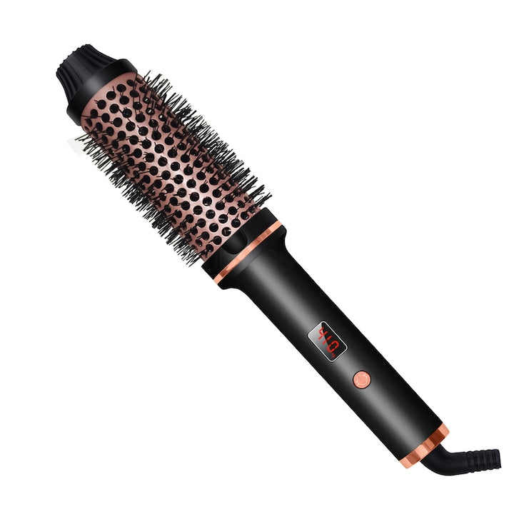 Electric Hair Brush, 3 Functions for Hair: Volume, Curls, Straightening, Designed for All Hair Types, Ventilation Grilles, Rapid Heating, Ionization Technology, Modern Design, Premium Quality