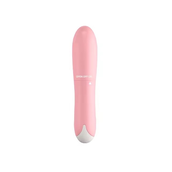 Mini vibrator produs distractiv de flirt pentru cuplu stick de masaj cu vibrator feminin dispozitiv de masturbare roz