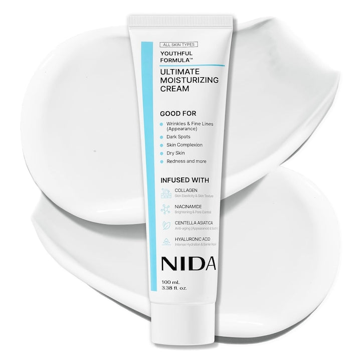 Crema ten hidratanta NIDA 100ML pentru toate tipurile de piele cu niacinamida