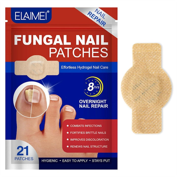 Set 21 plasturi pentru tratamentul fungilor unghiei Elaimei formula hipoalergenica