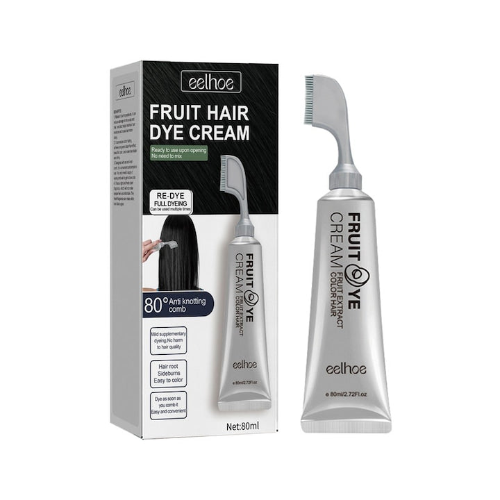 EELHOE Balsam Colorant pentru Par cu Acoperire Usoara 80ml cu Sodium Laureth Sulfate si Hidroxietilceluloza - Vopsire Blanda Culoare Rezistenta Stralucire Intensa