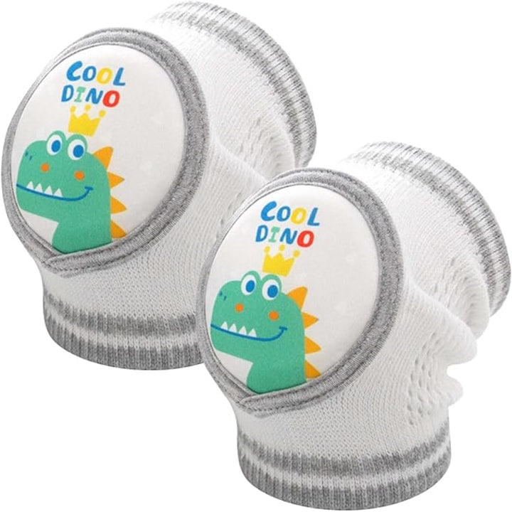 Kids Knee Pads 0-4 years Leg circumference 18-28 cm Anti-collision Superior Cotton Breathable material Dinosaur pattern