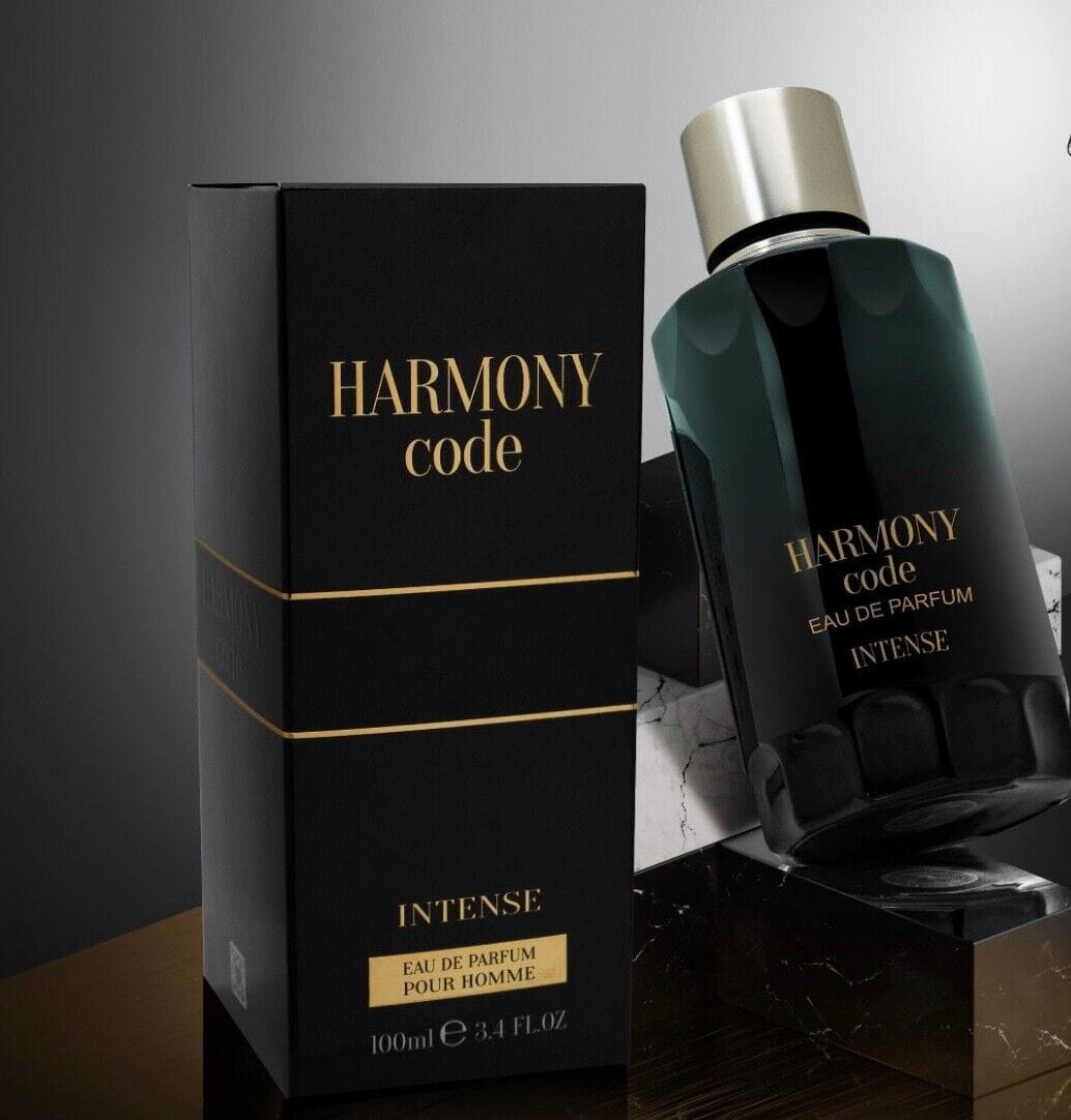 Apa de Parfum Fragrance World, Harmony Code Intense, Barbati, 100 ml