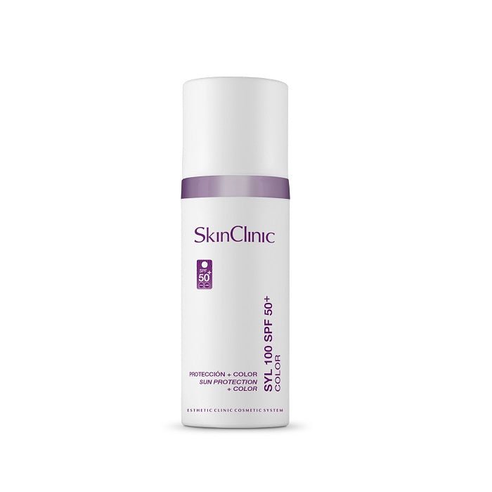 SYL 100 SPF 50+ HYALURONIC & COLLAGEN COLOR - Crema Cu Protectie Solara SPF 50 Anti-aging Cu Pigment
