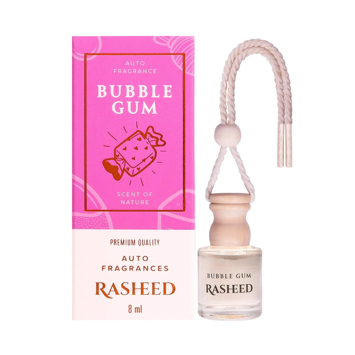 Odorizant auto Rasheed 8 ml esenta Buble Gum (PROMO)