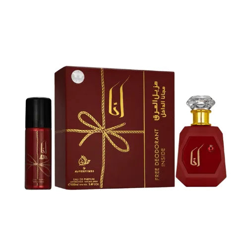 ANA RED 100ML + 35ML DEO by MY PERFUMES,  DAMA