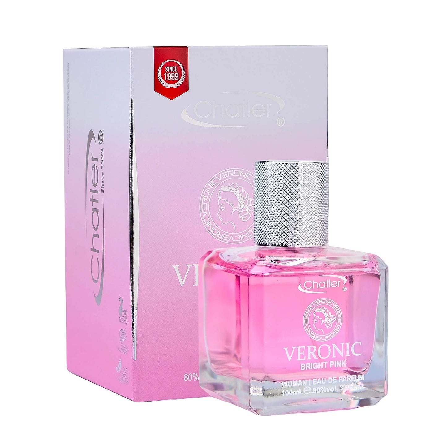 Apa de parfum Chatler – Veronic Bright Pink Woman 100 ml – Inspirat din V. Bright Crystal