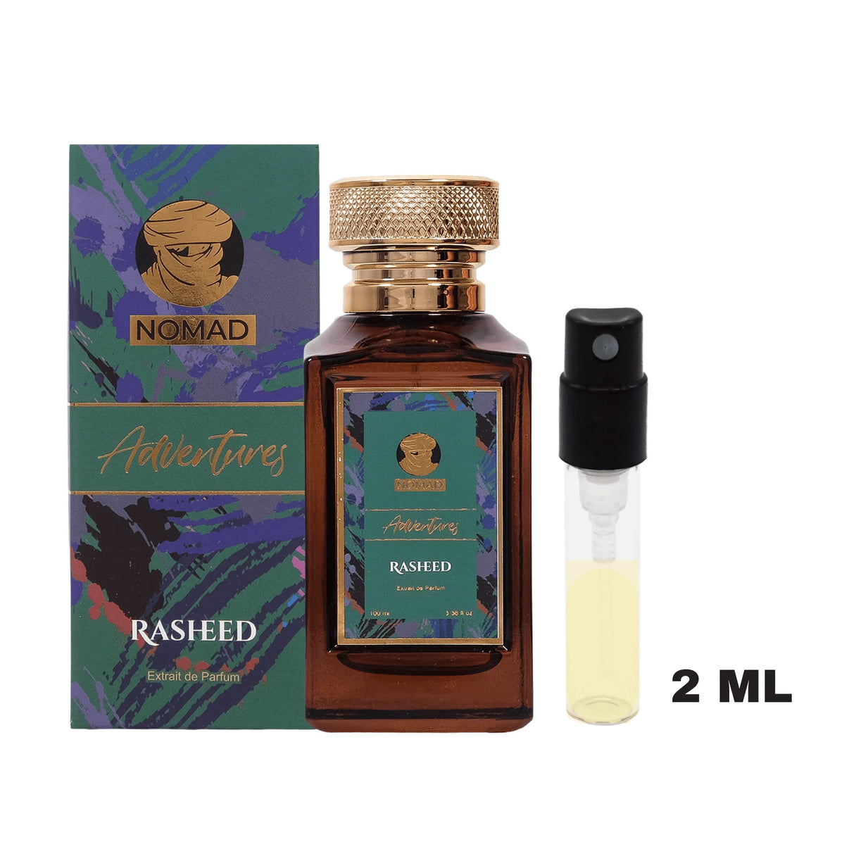 Mostra 2 ml Extract de parfum Rasheed – Adventures